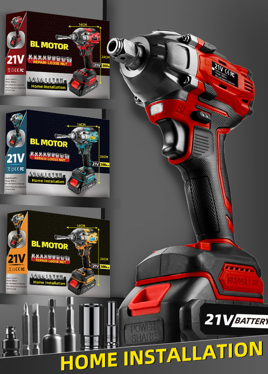 21V Cordless Power Wrench Set